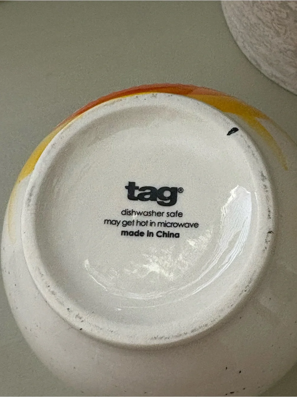 Tag cheerful ceramic